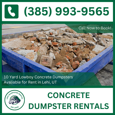 Lehi Concrete Dumpster Rental